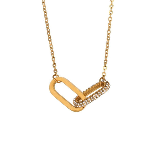 Double Lock Necklace
