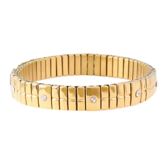 Gold Mixed Stone Bracelet