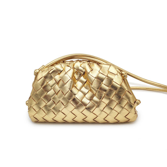 Claudia Woven Bag Gold